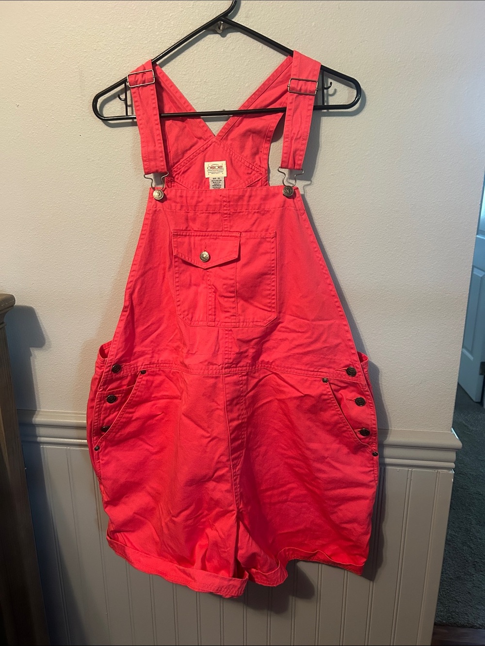 Cherokee Red woman’s Short Overalls